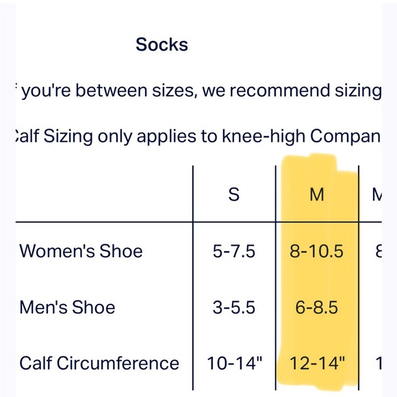 Comrad Knee High Compression Socks Medium Women’s - Picture 4 of 6